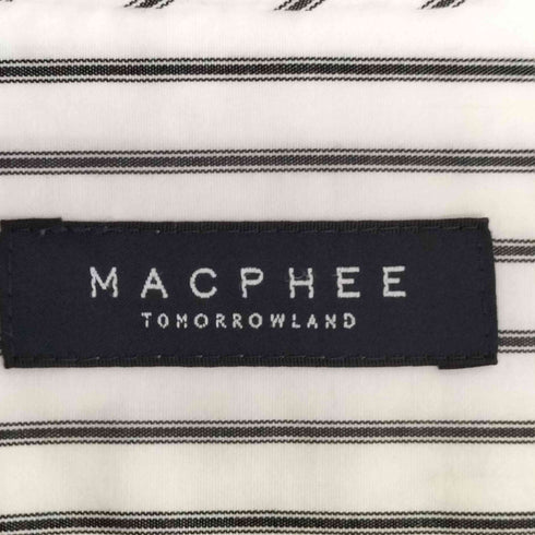 マカフィー MACPHEE ストライプ スキッパーシャツ レディース JPN:40