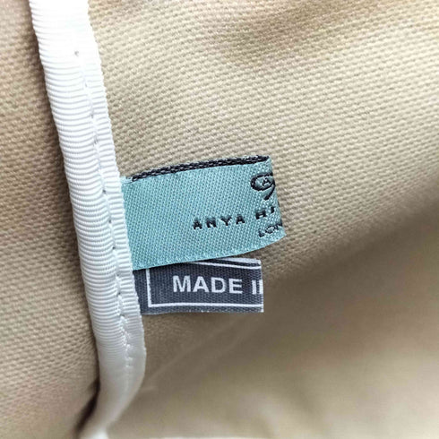 アニヤハインドマーチ ANYA HINDMARCH イタリア製 レザーハンドルハンドバッグ レディース