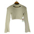 リリーブラウン Lily Brown チョーカーネッククロップドニット レディース ONE SIZE