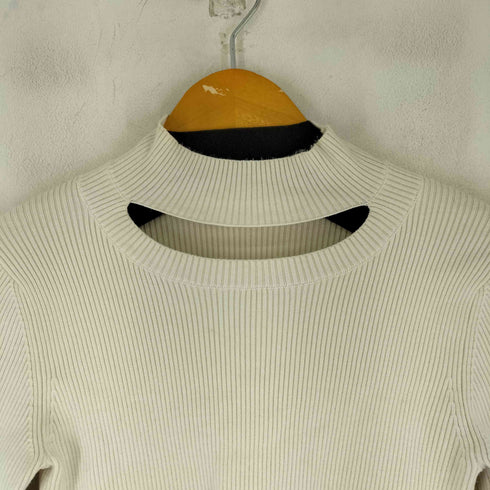リリーブラウン Lily Brown チョーカーネッククロップドニット レディース ONE SIZE