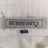 バーバリーズ BURBERRYS ロゴ刺繍 半袖 ボタンダウンシャツ レディース 160A