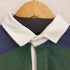 ポロバイラルフローレン Polo by RALPH LAUREN 90S ナンバリング ロゴ プリント ワッペン ボーダー コットン ラガー シャツ メンズ import:S