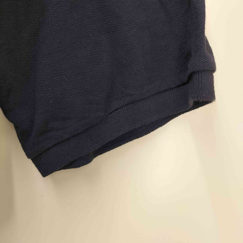 コットンデラックス COTTON DELUXE USA製 刺繍ロゴ S/S 鹿の子ポロシャツ メンズ import:XL