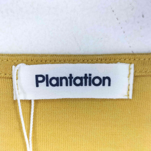 プランテーション Plantation トーションレースドッキング フリンジ刺繍総柄 カットソー レディース JPN:2