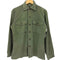 ユーエスアーミー U.S. ARMY 1970年会計 アメリカ軍 Cotton Sateen OG-107 オリーブグリーン ファティーグシャツ ユーティリティシャツ メンズ