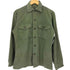 ユーエスアーミー U.S. ARMY 1970年会計 アメリカ軍 Cotton Sateen OG-107 オリーブグリーン ファティーグシャツ ユーティリティシャツ メンズ