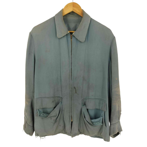 推定50-60s CONMAR 片爪ジップ ギャバジン ジップアップジャケット メンズ