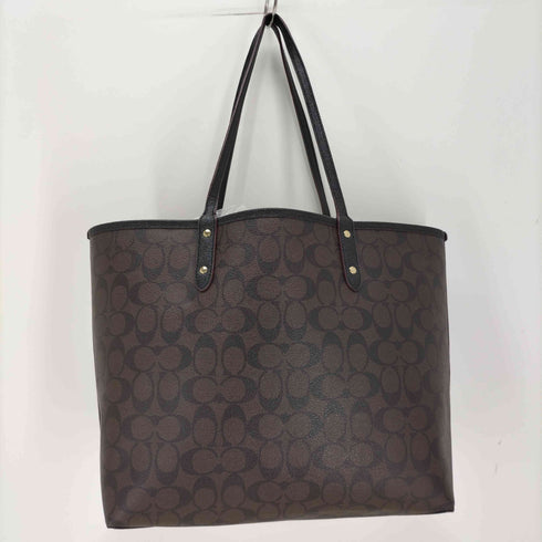 コーチ COACH ポーチ付き シグネチャー リバーシブルトートバッグ レディース