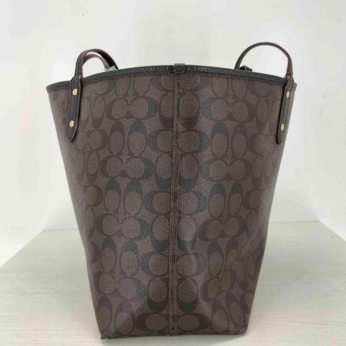 コーチ COACH ポーチ付き シグネチャー リバーシブルトートバッグ レディース