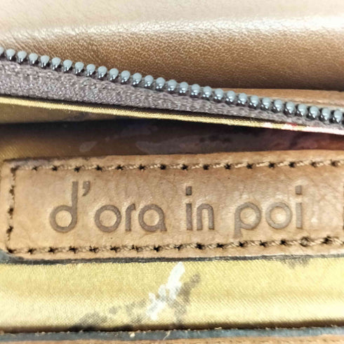 D'ORA IN POI 2WAY レザーショルダーバッグ レディース