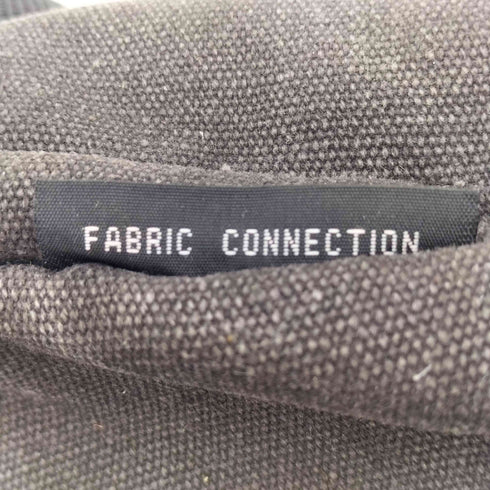 FABRIC CONNECTION フェイクレザー×キャンバス メッセンジャーバッグ Y2K メンズ