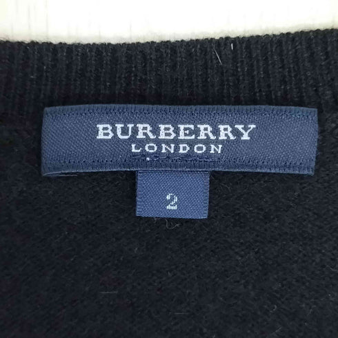バーバリーロンドン BURBERRY LONDON カシミヤ100% Vネックニット レディース JPN:2
