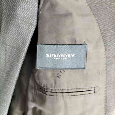 バーバリーロンドン BURBERRY LONDON ストライプシルク使用 2B ウールテーラードジャケット メンズ 51-BB4-S219-2B