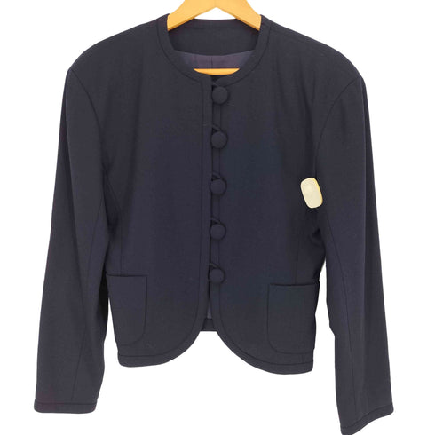 ecrudivise Faliero Sarti ウール100% ノーカラージャケット レディース import:M
