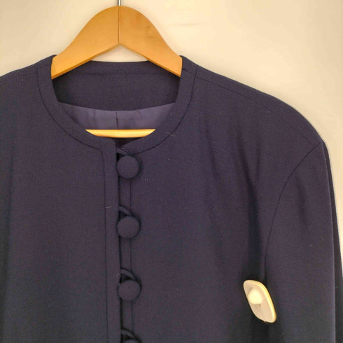 ecrudivise Faliero Sarti ウール100% ノーカラージャケット レディース import:M