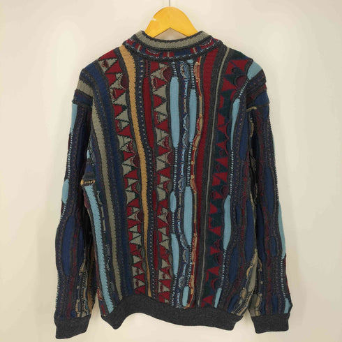 クージー COOGI オーストラリア製 マルチカラー 3Dニット セーター メンズ import:M