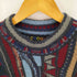 クージー COOGI オーストラリア製 マルチカラー 3Dニット セーター メンズ import:M