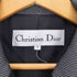 クリスチャンディオール Christian Dior ウール100% 金ボタン ストライプ襟 6Bジャケット レディース 7