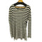 ヨウジヤマモト Yohji Yamamoto 20SS 天竺ボーダー Uネック長袖Tee メンズ 3