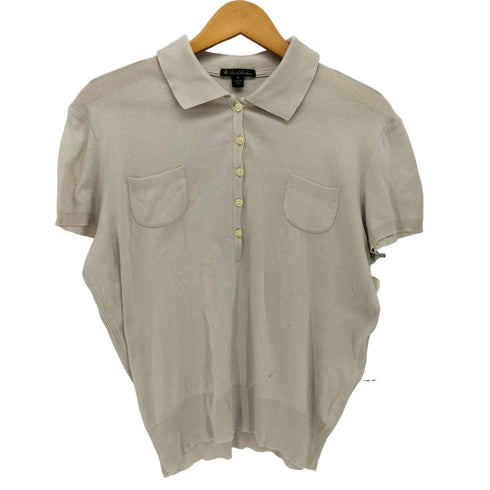 ブルックスブラザーズ BROOKS BROTHERS ダブルポケット ニット ポロシャツ レディース import:M