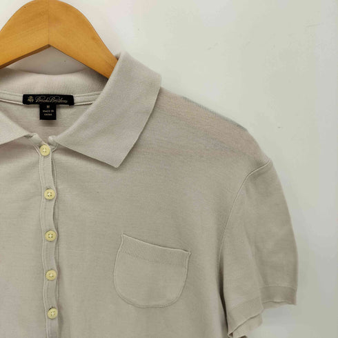 ブルックスブラザーズ BROOKS BROTHERS ダブルポケット ニット ポロシャツ レディース import:M