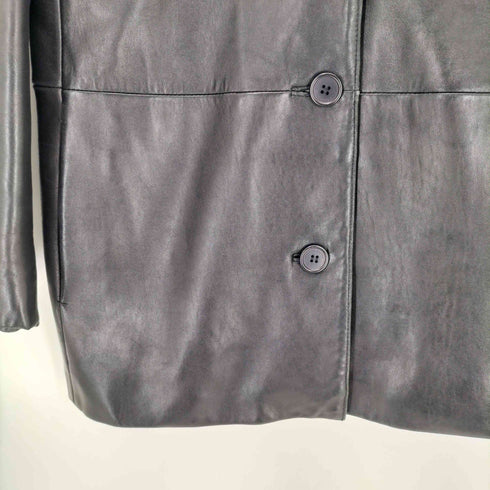 リズクレイボーン LIZ Claiborne カウレザーハーフコート レディース S