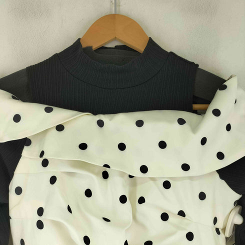 ダズリン dazzlin ビスチェオープンレイヤードワンピース レディース import:M