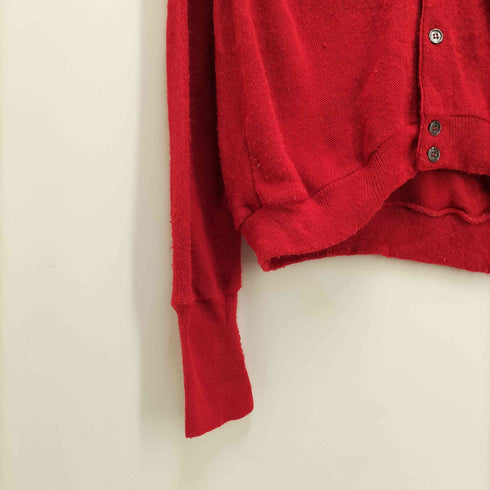 アイゾッドラコステ IZOD LACOSTE 70S 糸巻きタグ ロゴ 刺繍 青ワニ カーディガン メンズ import:L
