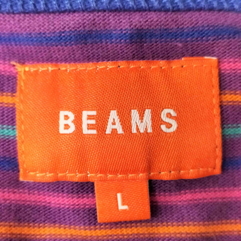 ビームス BEAMS マルチボーダー L/S スウェット メンズ JPN:L