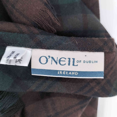 オニールオブダブリン ONEIL OF DUBLIN チェック柄 トライアングルストール レディース