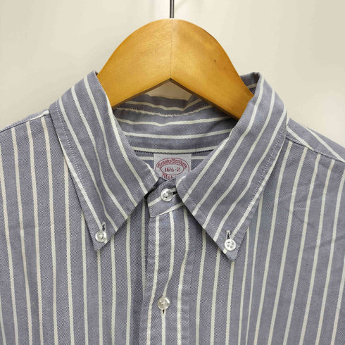 ブルックスブラザーズ BROOKS BROTHERS 90S USA製 MAKERS ストライプ ボタンダウン シャツ メンズ 161/2-2