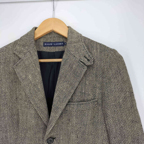 ラルフローレン RALPH LAUREN シルクリネン 2B テーラードジャケット レディース 9