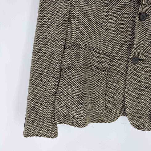 ラルフローレン RALPH LAUREN シルクリネン 2B テーラードジャケット レディース 9