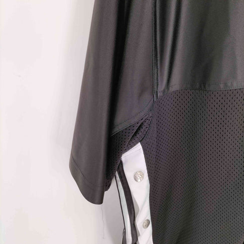 アディダス adidas サイドスナップボタン バスケットボールウォームアップシャツ メンズ