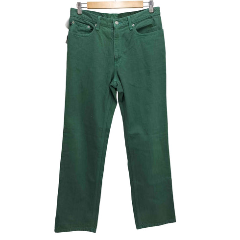ポロジーンズカンパニーラルフローレン POLO JEANS COMPANY RALPH LAUREN レザーパッチ 5ポケット ストレートデニムパンツ メンズ 10×31