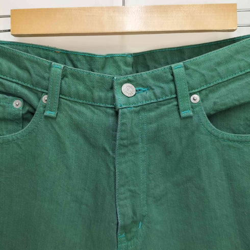ポロジーンズカンパニーラルフローレン POLO JEANS COMPANY RALPH LAUREN レザーパッチ 5ポケット ストレートデニムパンツ メンズ 10×31