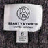 ビューティーアンドユースユナイテッドアローズ BEAUTY & YOUTH UNITED ARROWS アルパカ混 ケーブル編み クルーネックニット メンズ import:S