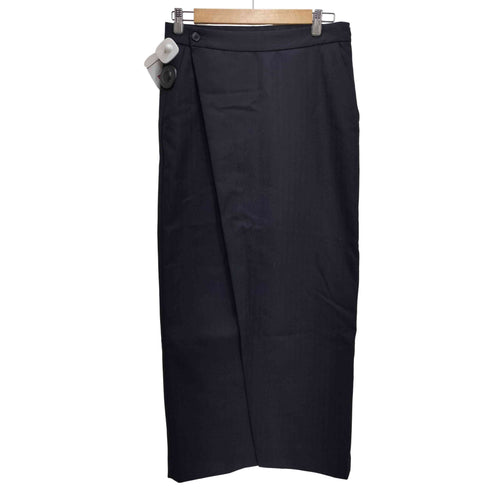 ドリスヴァンノッテン DRIES VAN NOTEN ウール ヘリンボーン ラップスカート レディース EUR:44-46