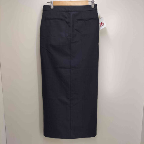 ドリスヴァンノッテン DRIES VAN NOTEN ウール ヘリンボーン ラップスカート レディース EUR:44-46