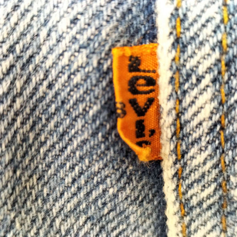 リーバイス Levis 80S USA製 20517-0217 ボタン裏535 刻印 オレンジタブ サドルマン ブーツカットデニムパンツ メンズ W34 L30