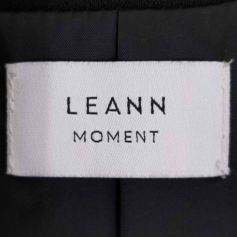 LEANN MOMENT レーヨン混 スタンドカラーコート レディース JPN:S
