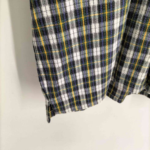 ラルフローレン RALPH LAUREN シアサッカー ボックスカット ボタンダウンシャツ メンズ import:L