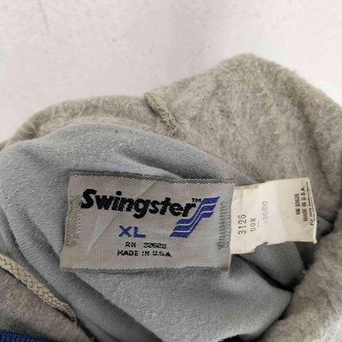スウィングスター SWINGSTER MADE IN USA 企業ワッペン フードレイヤード ジップブルゾン メンズ JPN:XL