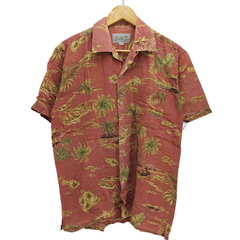 Boon Pal リネン混 開襟 S/S アロハシャツ メンズ M