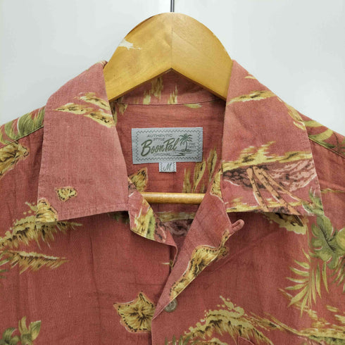 Boon Pal リネン混 開襟 S/S アロハシャツ メンズ M