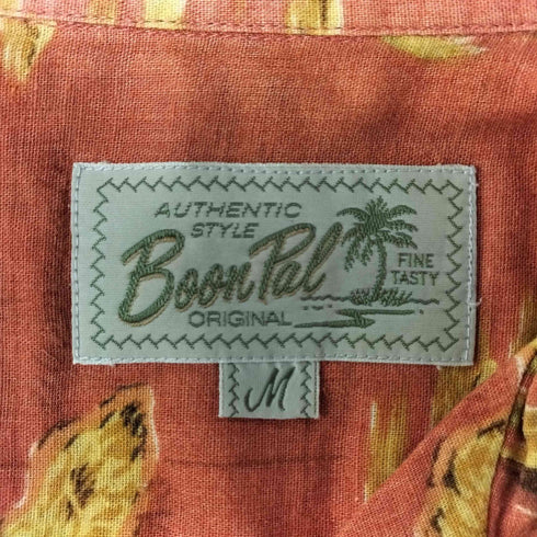 Boon Pal リネン混 開襟 S/S アロハシャツ メンズ M