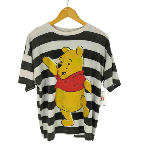 ボーダー キャラクタープリント Tシャツ メンズ