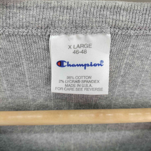 チャンピオン Champion USA製 リブ ロングスリーブTシャツ ロンT メンズ import:XL