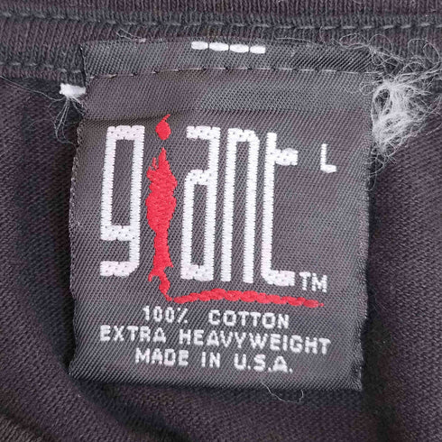 ジャイアント giant 90s USA製 両面プリント 龍の咆哮 バンド Tシャツ メンズ import:L