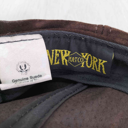 new york hat USA製 スエードキャスケット メンズ large
